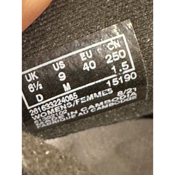 Clark's women's booties wedge cushion comfort black zip - Picture 4 of 9